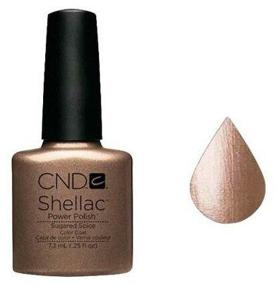 img 2 attached to CND Shellac Gel Polish, 7.3 ml, Sugared Spice
