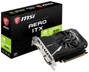 img 1 attached to 🎮 MSI GeForce GT 1030 AERO ITX 2GD4 OC Video Card, Retail