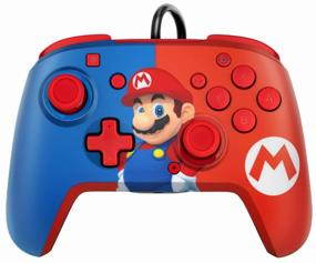 img 4 attached to Аксессуар Nintendo Switch: Проводной контроллер Faceoff Mario