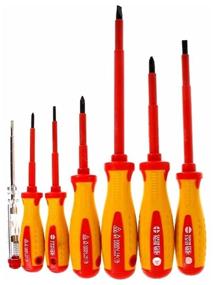 img 4 attached to Screwdriver set matrix 13355, 7 pred. , yellow