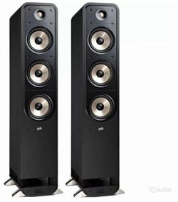 img 1 attached to 🔊 Black Polk Audio S60e Floor Standing Speaker System with Enhanced Acoustic Performance