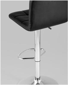 img 4 attached to Chair STOOL GROUP Malawi LITE, metal/faux leather, color: black
