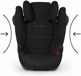 img 4 attached to 🚗 Cybex Solution M-Fix Car Seat Group 2/3 (15-36 kg) - Pure Black: Sleek and Safe Travel Companion