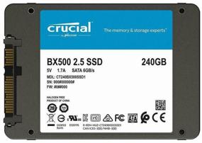img 2 attached to Crucial BX 240GB SATA CT240BX500SSD1 SSD