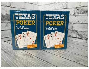 img 4 attached to Plastic playing cards "TEXAS POKER HOLD*EM", 54 pieces, for poker, 100% plastic.