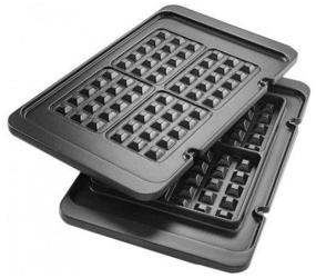 img 3 attached to De "Longhi Set of plates DLSK 151 for electric grill, black, 2 pcs.