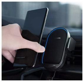 img 4 attached to Xiaomi Wireless Car Charger PRO Car Holder With Wireless Charging 50W