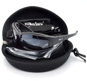 img 3 attached to Men's sunglasses with interchangeable lenses and anti-lost key fob/Polarized/For drivers/For fishing/For cyclists and motorcyclists