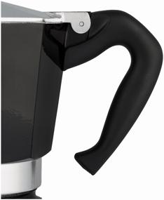 img 4 attached to Bialetti Moka Express Color Geyser Coffee Maker, 130ml, Black