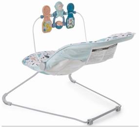 img 4 attached to Deckchair Fisher-Price GWD38, white/blue