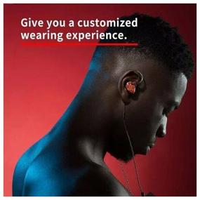 img 4 attached to Headphones KZ ZS10 professional in-ear noise-isolating earbuds Hybrid 4 armature balance with microphone - red