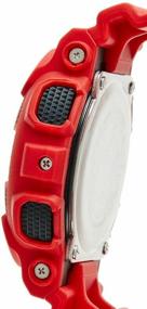 img 4 attached to CASIO G-Shock GA-100B-4A quartz watch, alarm clock, chronograph, stopwatch, countdown timer, waterproof, shockproof, hand illumination, display illumination, red