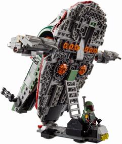img 4 attached to LEGO Star Wars 75312 Mandalorian Boba Fett Starship, 593 children