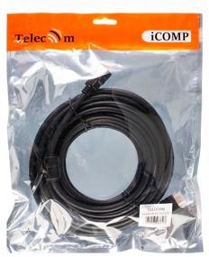 img 4 attached to Cable Telecom HDMI - HDMI (TCG200F), 3 m, black
