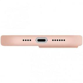 img 1 attached to Apple MagSafe silicone case for iPhone 13 Pro Max, pink chalk