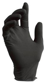 img 2 attached to Disposable gloves, vinyl-nitrile, household, powder-free, black, 100 pcs, 50 pairs, S
