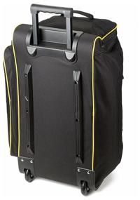 img 1 attached to Goodyear Travel Bag on Wheels with Retractable Handle, Black