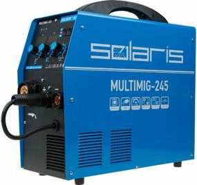 img 3 attached to Solaris inverter type welding machine Semiautomatic welding SOLARIS MULTIMIG-245, TIG, MMA, MIG/MAG