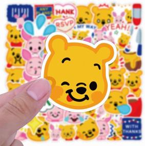 img 2 attached to Set of stickers "Winnie the Pooh" 50pcs / "Vinnie The Pooh" / Self-adhesive stickers