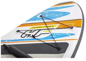 img 4 attached to Sapboard Bestway SUP board SUP board Bestway Hydro-Force White Cap 3.05 m art. 65341, 84, gray