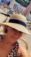 img 1 attached to Women'S Sun Hats: UV Protection Large Wide Brim Hat Packable Straw Hats review by Tim Purdie