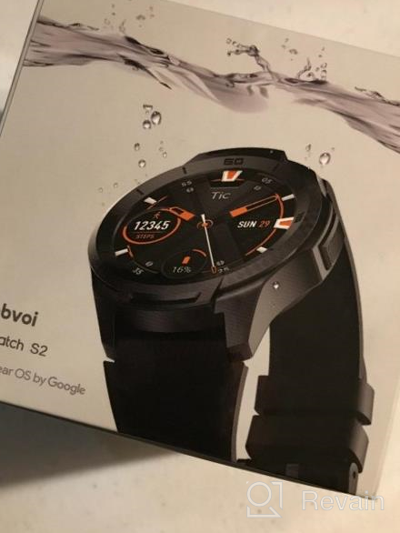 img 1 attached to Waterproof Smartwatch With GPS For Outdoor Activities - TicWatch S2, Wear OS By Google, Compatible With Android And IOS (Black) review by Travis Showcase