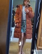 img 1 attached to Chouyatou Women'S Winter Windproof Padded Long Down Alternative Coat Faux Fur Hood review by Ryan Carter