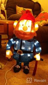 img 5 attached to Get Festive With ProductWorks 3D Pre-Lit Yukon Cornelius Christmas Decoration - 24 Inches Tall With 50 Lights!