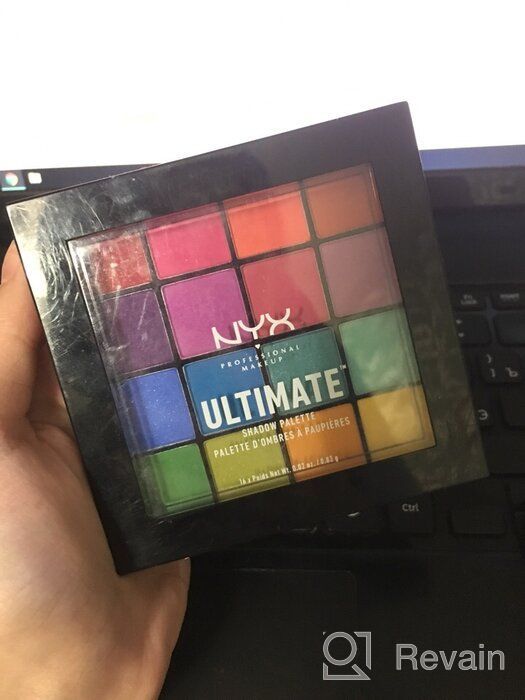 img 1 attached to NYX professional makeup Palette of shadows Ultimate Shadow Palette brights 04 review by Aneta Joanna Siudak ᠌