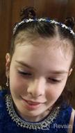 img 1 attached to Silver Plated Flexible Elegant Vine Design Headband Tiara - Saphire Blue T108 review by Scott Yenson