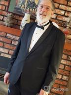 картинка 1 прикреплена к отзыву 🎩 Elegant Coofandy Men's Tuxedo Jacket: Perfect for Weddings, Dinners, Proms, and Parties! от Anthony Mayes