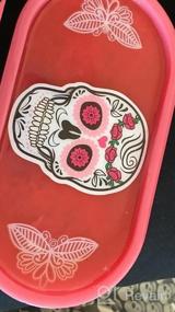 img 4 attached to Cute Skull Stickers For Vinyl Skateboards, Guitars, Laptops, And Travel Gear - 50 Random Music And Film Decals (Not Completely Random)