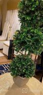 img 1 attached to Transform Your Garden With 24-Pack UV-Resistant Artificial Greenery By HATOKU review by David Carmody