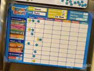 img 1 attached to Magnetic Chore Chart For Kids - 80+ Chores, Track Up To 3 Toddlers’ Home Or Classroom Learning, Potty Training, And Behavioural Routine With Daily Star Chart And Reward System review by Rahman Lassiter