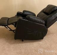 img 1 attached to Electric Power Lift Recliner Chair W/ Massage, Heat & Side Pocket - Perfect For Elderly | CDCASA Gray Coffee review by Matthew Nunez