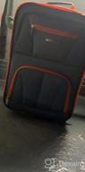 img 1 attached to Rockland Fashion Softside Upright Luggage Set, Kensington, 2-Piece (14/19) review by Erin Rodriguez