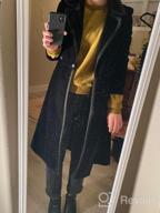 img 1 attached to Vintage Velvet Trench Coat Dress: Elegant And Slim Fit For Women By Omoone review by Sara Hughes