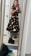 img 1 attached to Vintage Rockabilly Style With A Spooky Twist: Women'S Halloween Swing Dress review by Chris Hayes