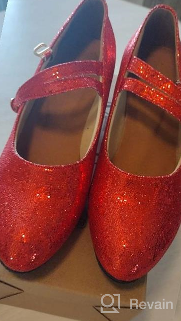 img 1 attached to Step Up Your Dance Game With Missfiona'S Glamorous Pointed-Toe Latin Ballroom Dance Shoes review by Jose Morrison