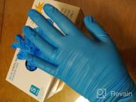 img 3 attached to Gloves Wally Plastic nitrile, 50 pairs, size S, color blue review by Gabriela Kalinowska ᠌