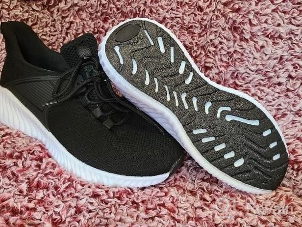 img 1 attached to Non-Slip Lightweight Mesh Gym Sneakers For Women - Ideal For Running, Walking, Tennis, Training, And Outdoor Activities review by Colleen Jackson