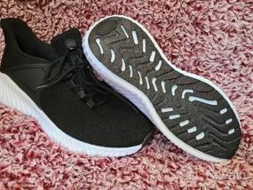 img 5 attached to Нескользящие легкие сетчатые спортивные кроссовки для женщин - идеально подходят для бега, прогулок, тенниса, тренировок и активного отдыха
