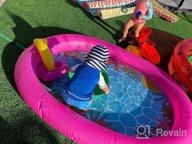img 1 attached to 68-Inch Tepsmigo Splash Pad: The Ultimate Summer Water Fun For Girls review by Jeremy Watkins