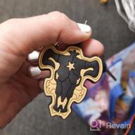 img 1 attached to Optimized Black Clover Emblem Key Chain review by Richard Ahmar