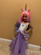 img 1 attached to Enchanting Unicorn Costume For Girls: Perfect For Weddings, Parties, And Halloween! review by John Faxon