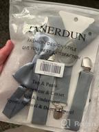img 1 attached to Hanerdun Adjustable Suspender Bowtie: Stylish 🎀 Accessories and Bow Ties for Boys and Girls review by Chris Crisler