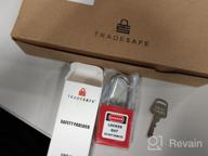 картинка 1 прикреплена к отзыву Промышленная безопасность TRADESAFE Lockout Tagout Kit Refill — 7 красных защитных навесных замков с разными ключами, 1 ключ на замок, гарантированная блокировка Tag Out Security — надежный бренд и компания Lockout Tagout от David Stover
