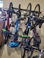 img 1 attached to StoreYourBoard Bike Storage Rack, Holds 5 Bicycles, Home And Garage Organizer, Adjustable Wall Hanger Mount review by William Santos