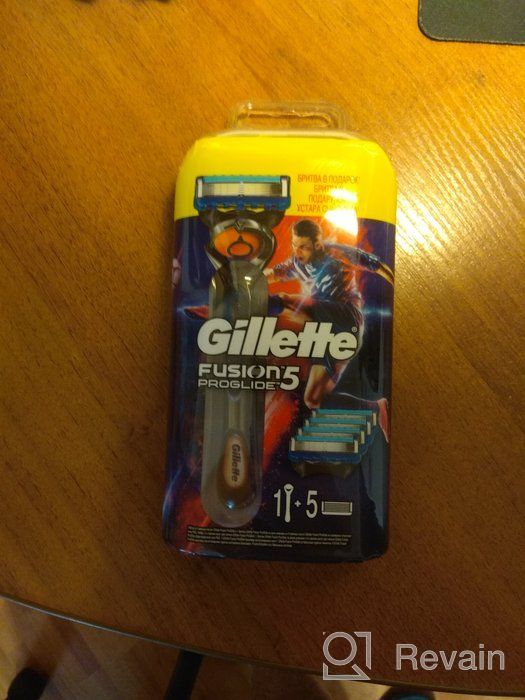 img 1 attached to Reusable Gillette Fusion5 ProGlide, black/silver review by Vinay Kedia ᠌