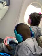 img 1 attached to SIMOLIO Wireless Kids Headphones With Hard Case - Volume Limited, Bluetooth, Over-Ear, Perfect For School And Travel - 2 Pack In Mint And Yellow review by John Ruelas